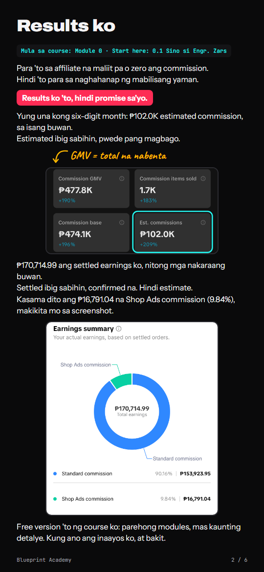 Page 2 of the free PDF: Results ko