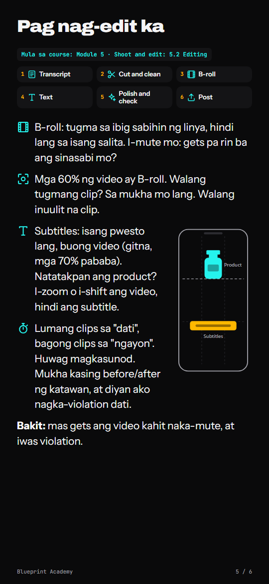 Page 5 of the free PDF: Pag nag-edit ka